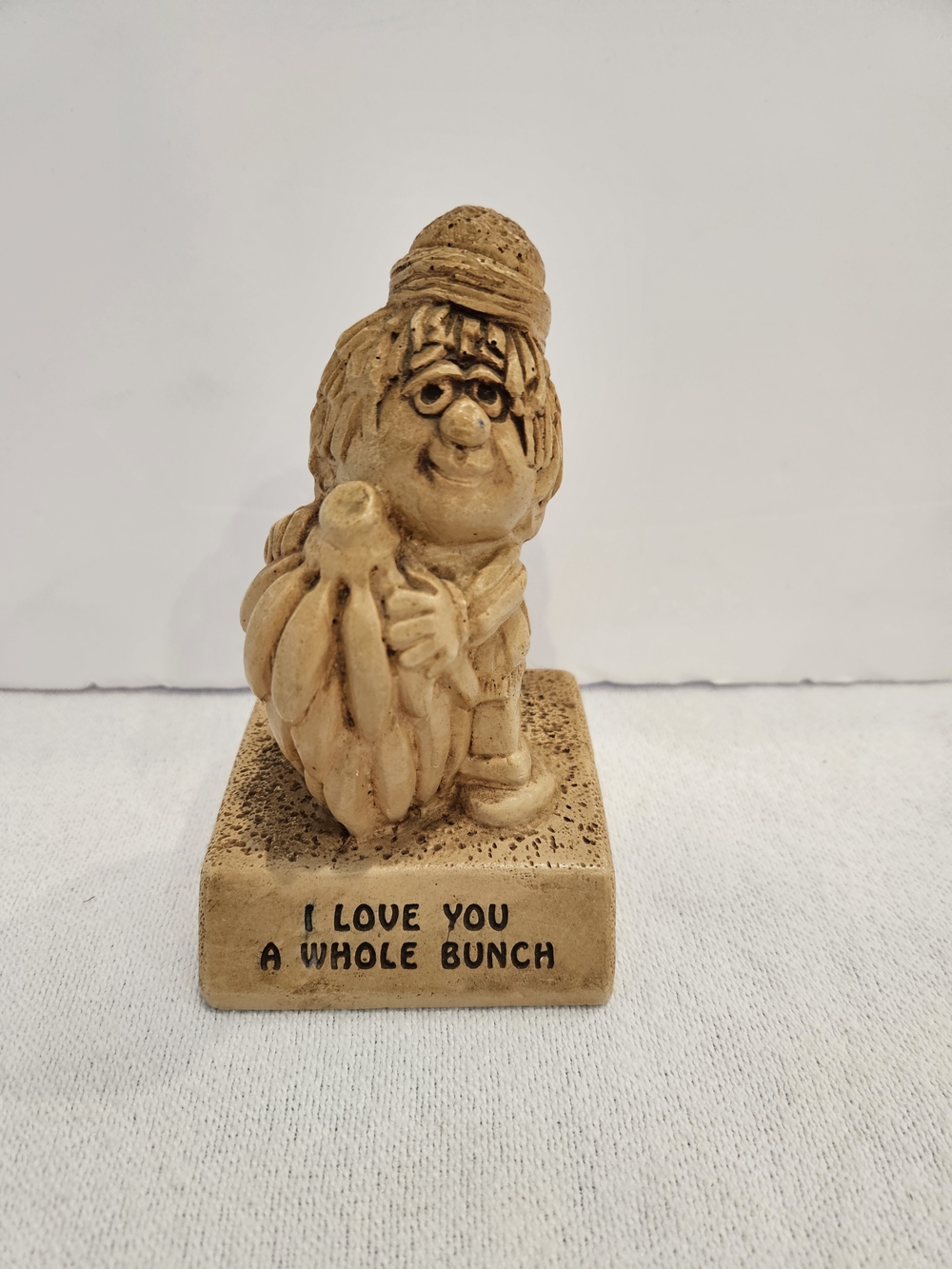 Vintage Paula Figurine—I love you a whole bunch—Bananas Retro 1973